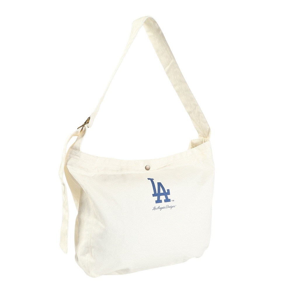 エムエルビー（MLB）（メンズ、レディース、キッズ）キャンバス ショルダーバッグ ロサンゼルス・ドジャース LA-SD27/IVORY