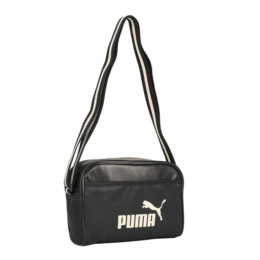 プーマ（PUMA）（メンズ、レディース）キャンパス リポーター S ショルダーバッグ 07882601 3L 黒 手持ち 肩掛け