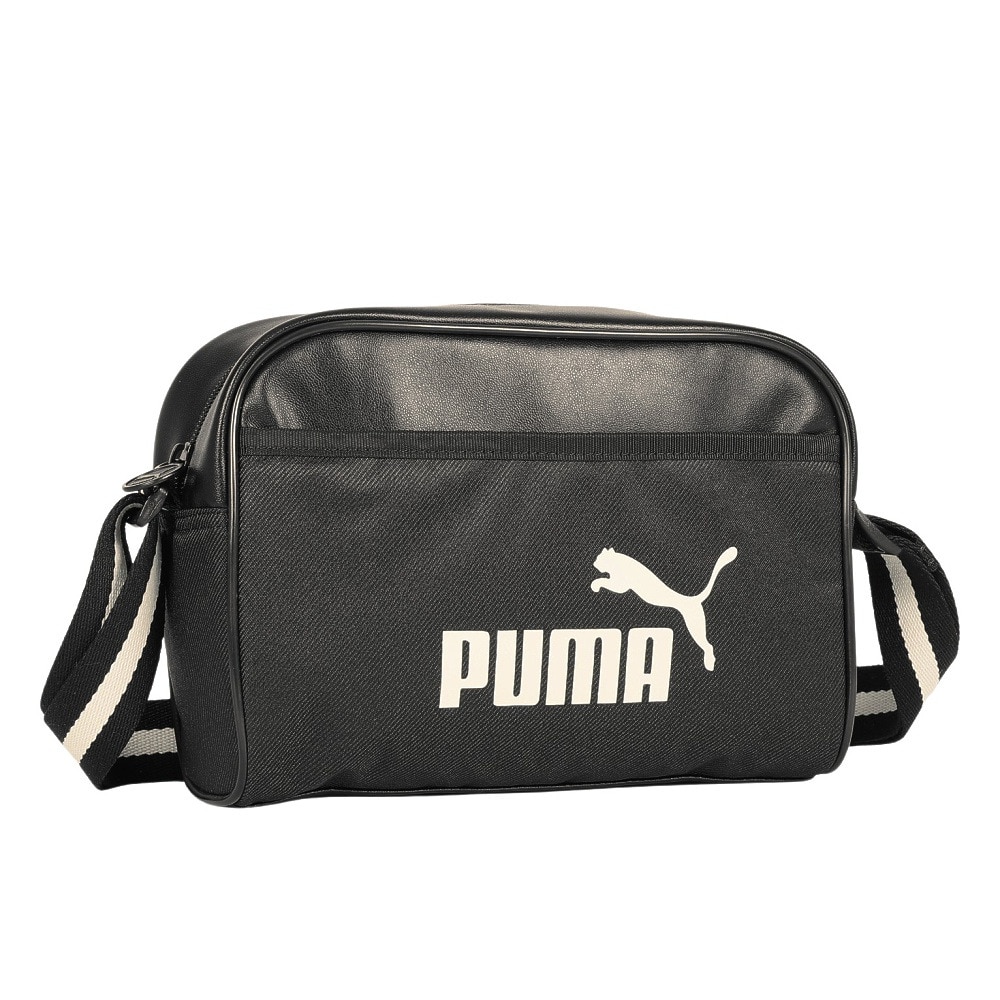 プーマ（PUMA）（メンズ、レディース）キャンパス リポーター S ショルダーバッグ 07882601 3L 黒 手持ち 肩掛け