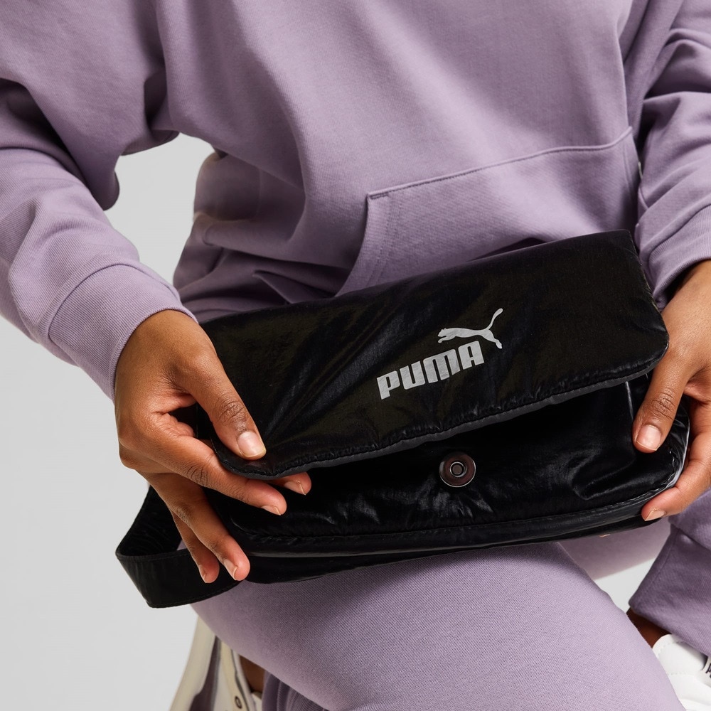 プーマ（PUMA）（レディース）コア UP バゲットバッグ EC09065401 ブラック フラップバッグ