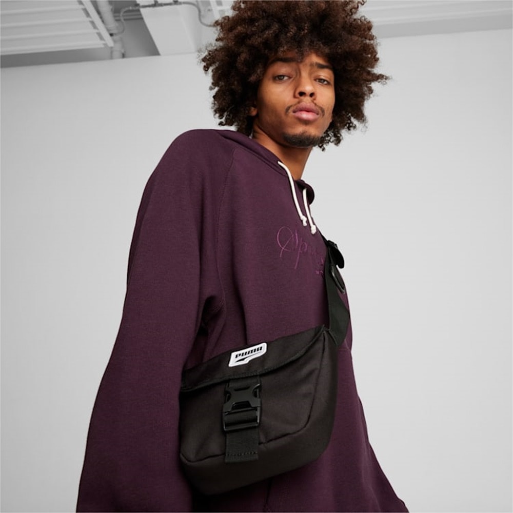 プーマ（PUMA）（メンズ、レディース）DOWNTOWN ミニ MESSENGER ウェストバッグ EC09076301 ブラック