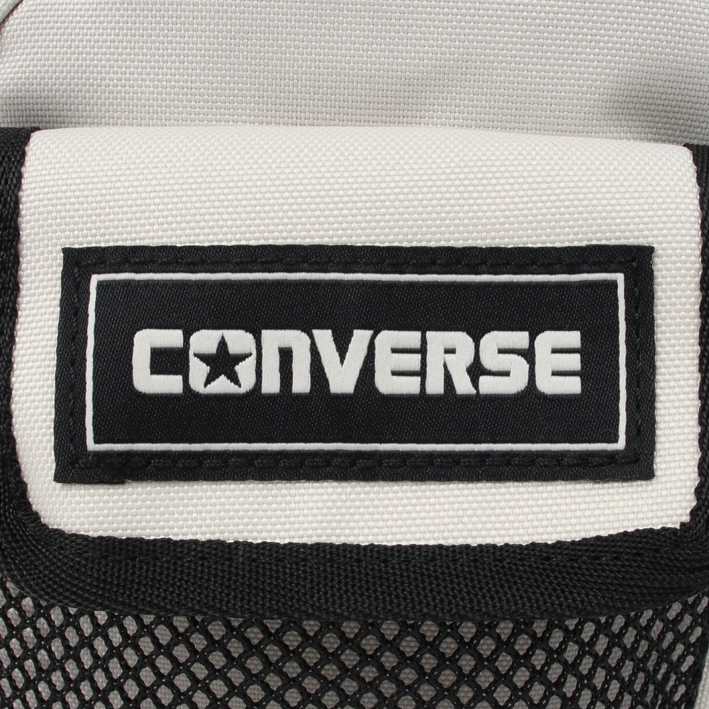 コンバース（CONVERSE）（メンズ、レディース、キッズ）ミニショルダーバッグ アイボリー 1L 41700020 旅行 フェス コンパクト サイドリング 肩掛け 斜め掛け カジュアル 