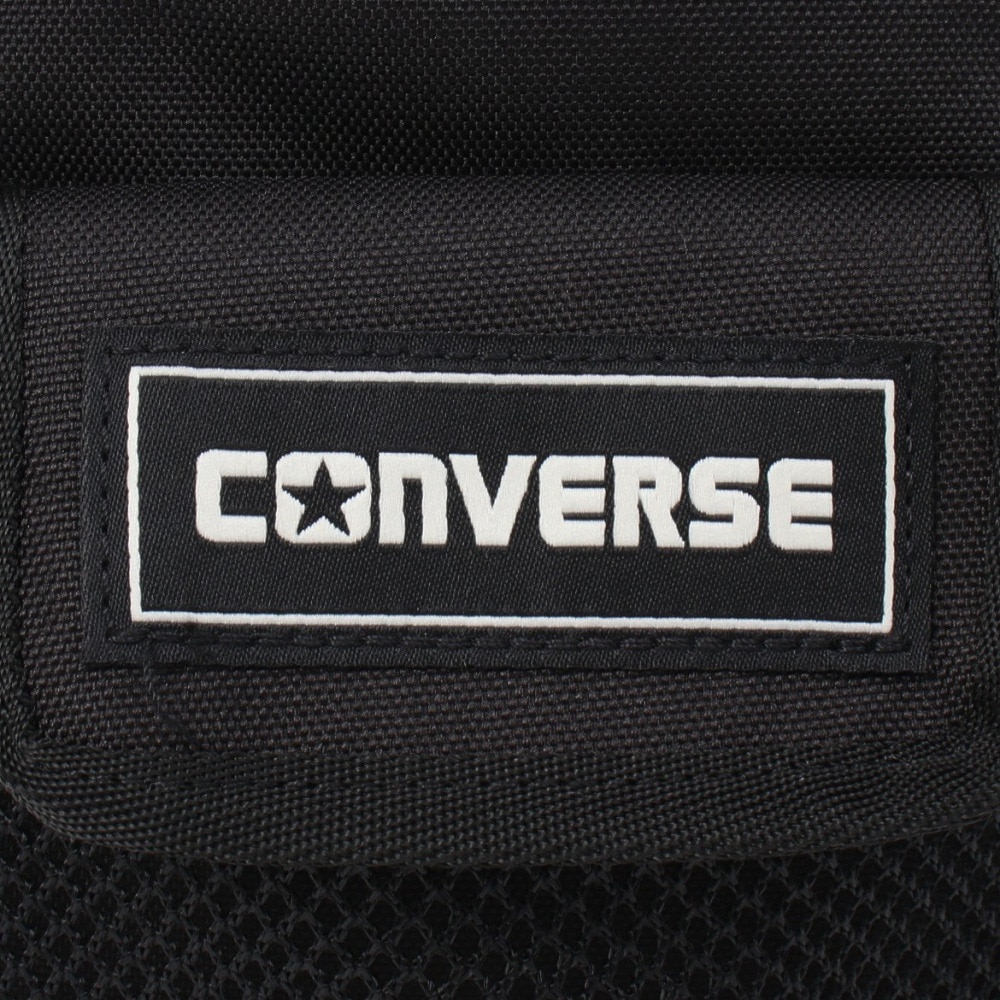 コンバース（CONVERSE）（メンズ、レディース、キッズ）ミニショルダーバッグ 黒 1L 41700022 旅行 フェス コンパクト サイドリング 肩掛け 斜め掛け カジュアル 