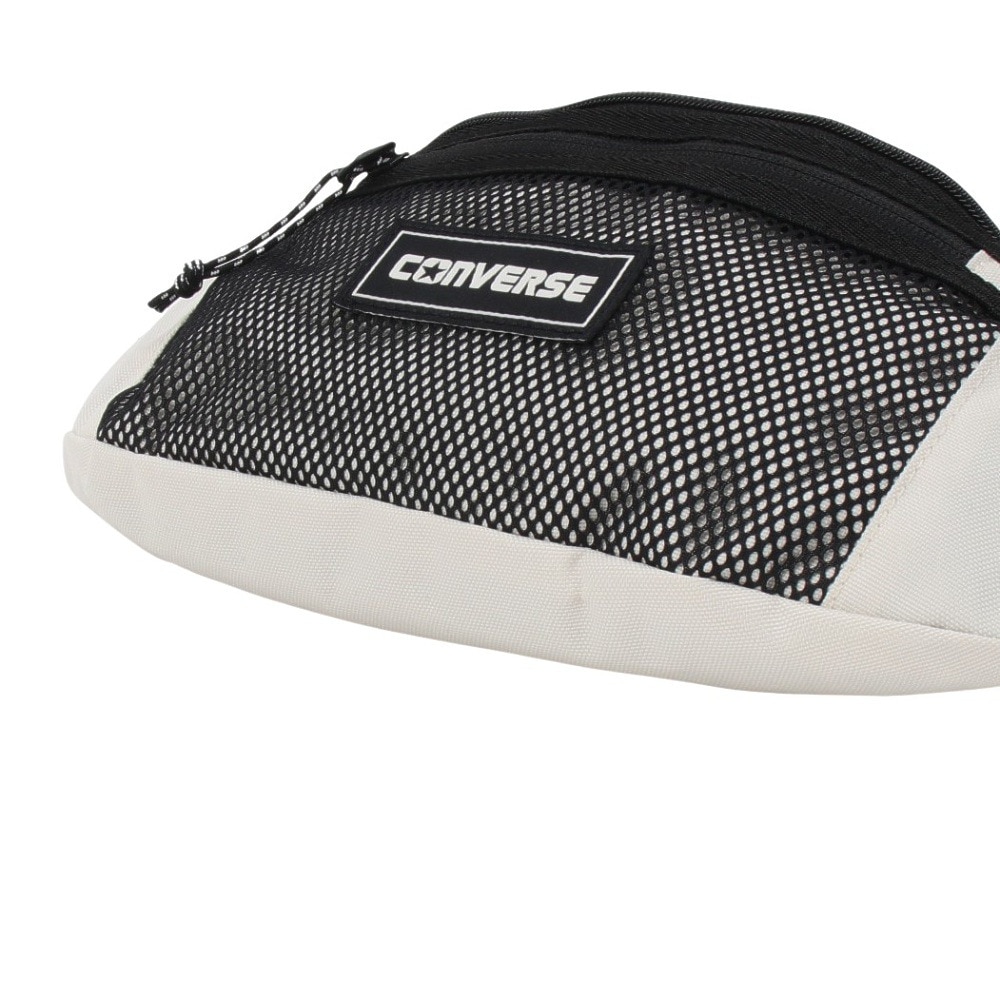 コンバース（CONVERSE）（メンズ、レディース、キッズ）ウエストバッグ 白 2L 41700030 ウエストポーチ ウェストポーチ ボディバッグ カジュアル 旅行 トラベル ウォーキング