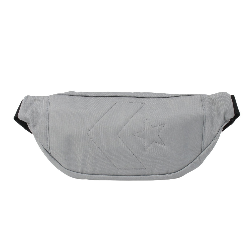コンバース（CONVERSE）（メンズ、レディース、キッズ）ウエストバッグ グレー 2L 41700031 ウエストポーチ ウェストポーチ ボディバッグ カジュアル 旅行 トラベル ウォーキング