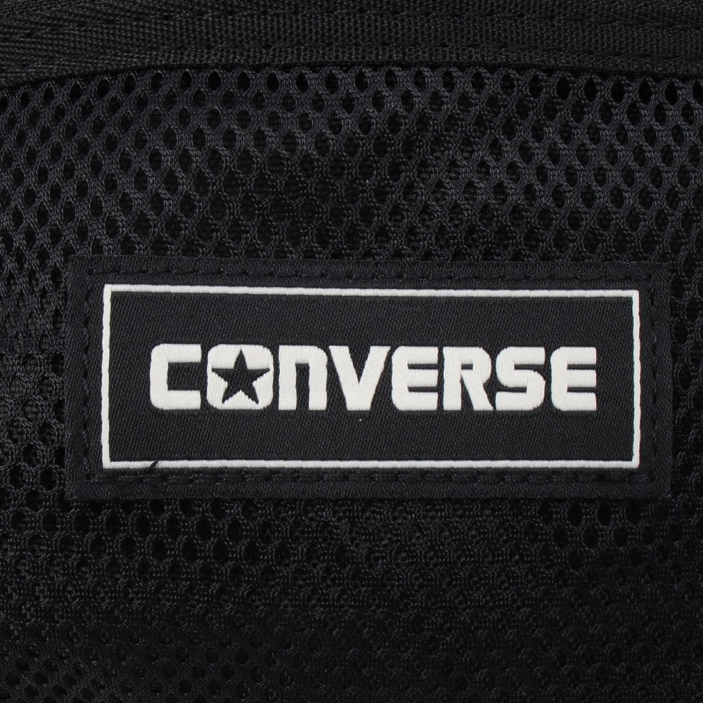 コンバース（CONVERSE）（メンズ、レディース、キッズ）ウエストバッグ 黒 2L 41700032 ウエストポーチ ウェストポーチ ボディバッグ カジュアル 旅行 トラベル ウォーキング