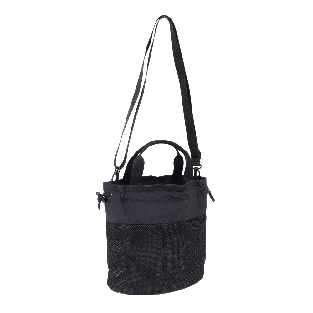 プーマ（PUMA）（メンズ、レディース、キッズ）バケットバッグ サマー スモール 黒 3L 09185901 手持ち シンプル 普段使い 買い物 ショッピング デイリー使い