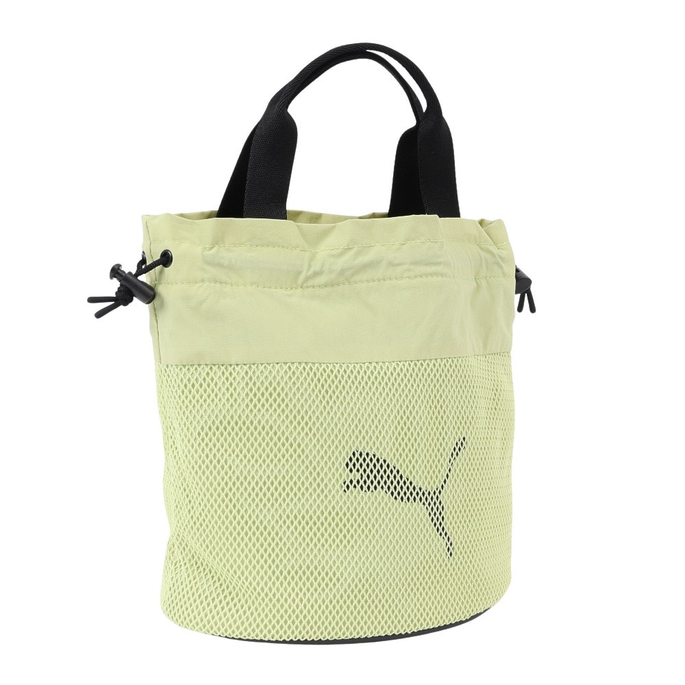 プーマ（PUMA）（メンズ、レディース、キッズ）バケットバッグ サマー スモール フラッシュグリーン 3L 09185902  手持ち シンプル 普段使い ショッピング 