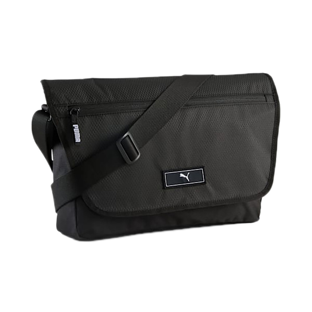 プーマ（PUMA）（メンズ、レディース）バック デック メッセンジャーバッグ 黒 6L 09187101 斜め掛け クロスバッグ ボディバッグ 軽量 パソコン収納