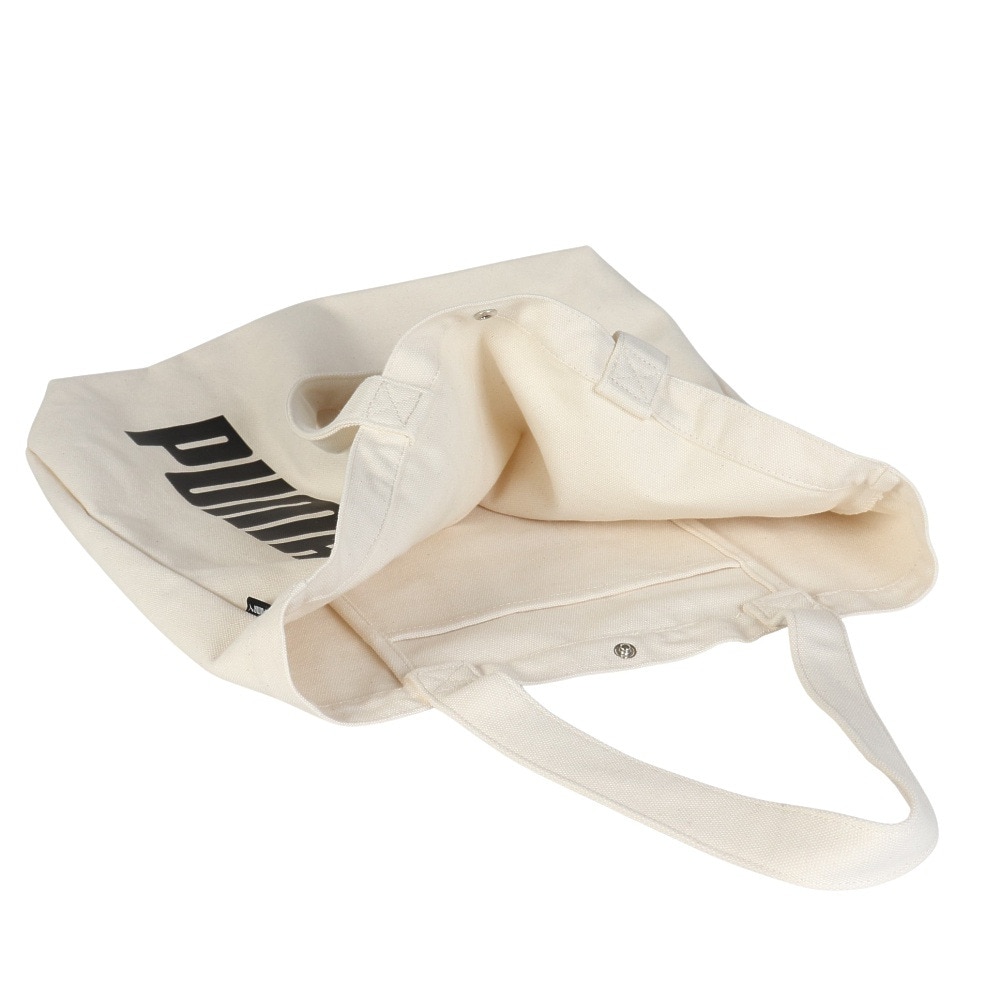 プーマ（PUMA）（メンズ、レディース）トートバッグ ベージュ 21.5L 09214701 トート ハンドバッグ サブバッグ コットン 通学