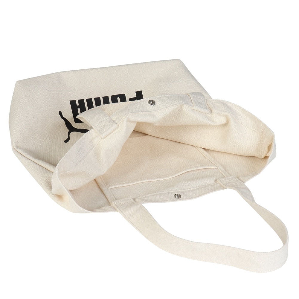 プーマ（PUMA）（メンズ、レディース）トートバッグ ベージュ 21.5L 09214703 トート ハンドバッグ サブバッグ コットン 通学