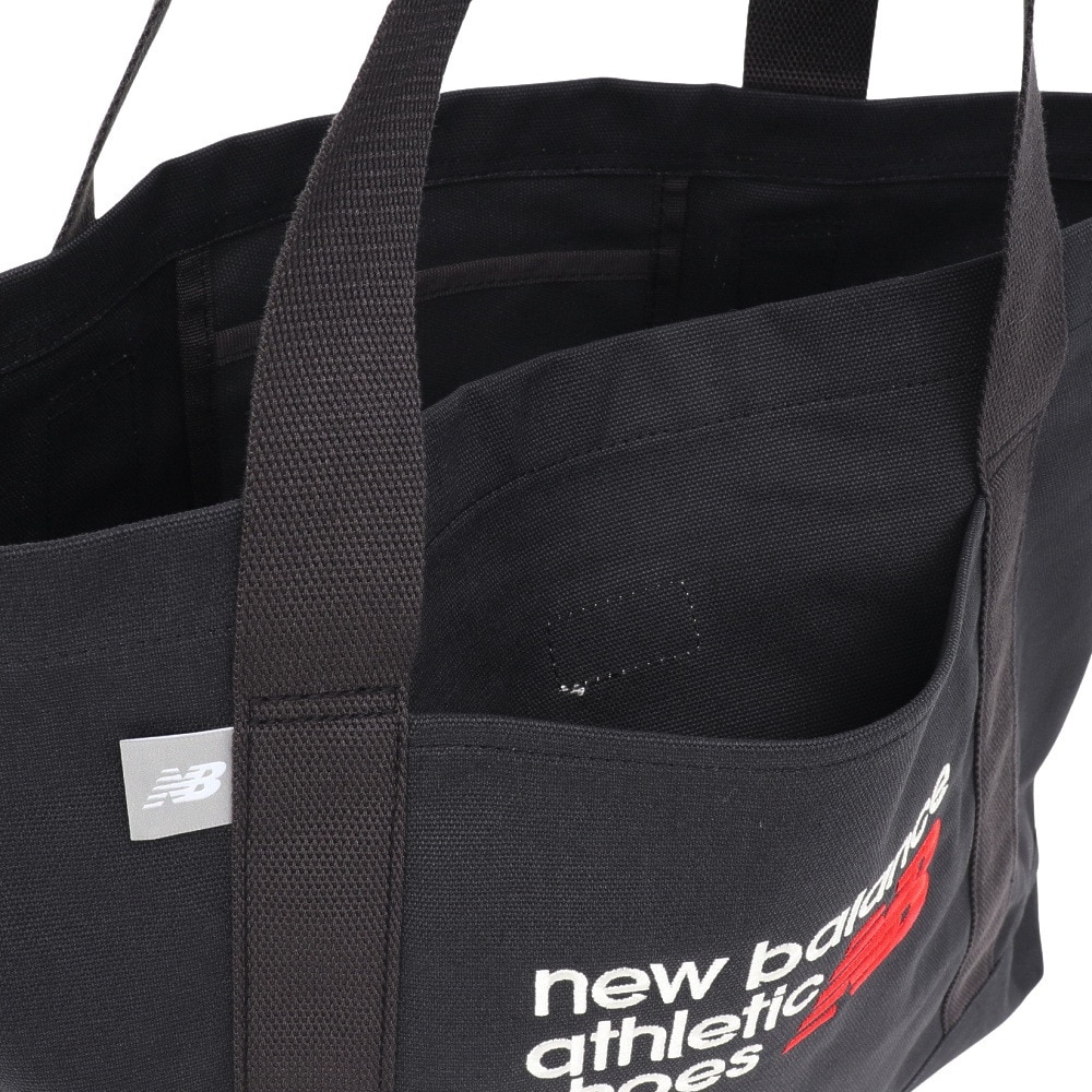 ニューバランス（new balance）（メンズ、レディース、キッズ）キャンバストート Classic Canvas トートバッグ 黒 LAB51501BK 手持ち 肩掛け サブバッグ