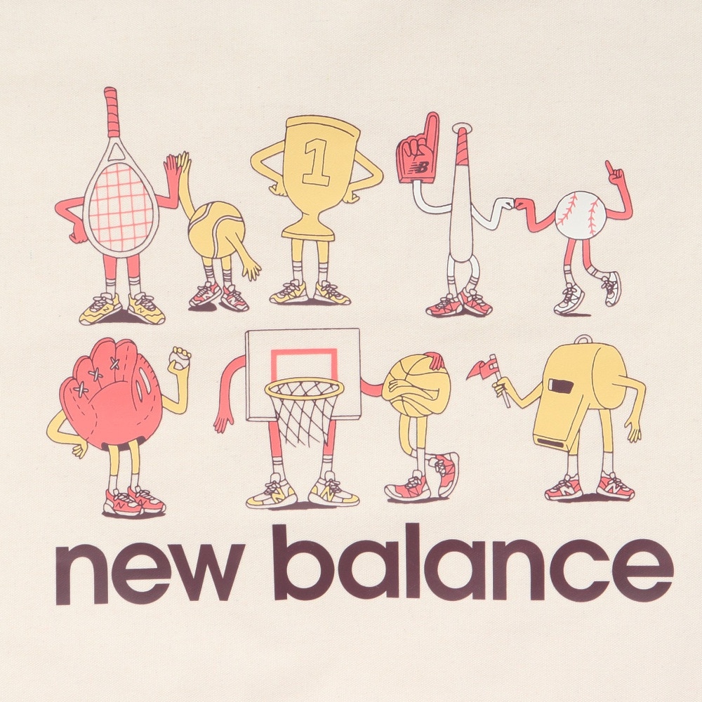 ニューバランス（new balance）（メンズ、レディース、キッズ）トート グラフィック トートバッグ ベージュ LAB51503DTR 手持ち 肩掛け サブバッグ