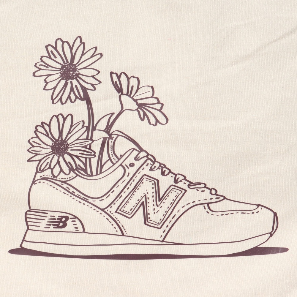 ニューバランス（new balance）（メンズ、レディース、キッズ）トート グラフィック トートバッグ ベージュ LAB51503FDP 手持ち 肩掛け サブバッグ
