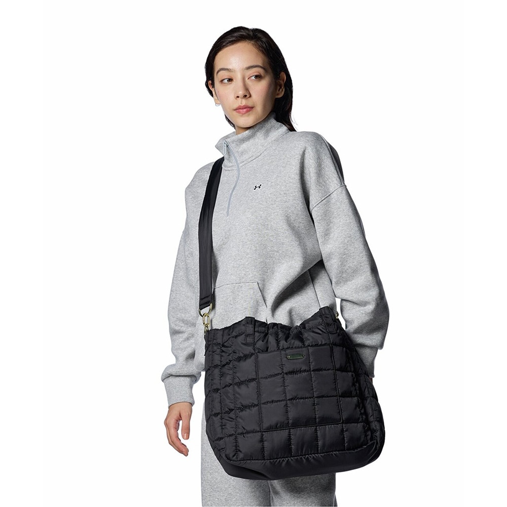 アンダーアーマー（UNDER ARMOUR）（メンズ、レディース）キルティング トートバッグ 2WAY ショルダーバッグ 1388294 001 16.5L 黒