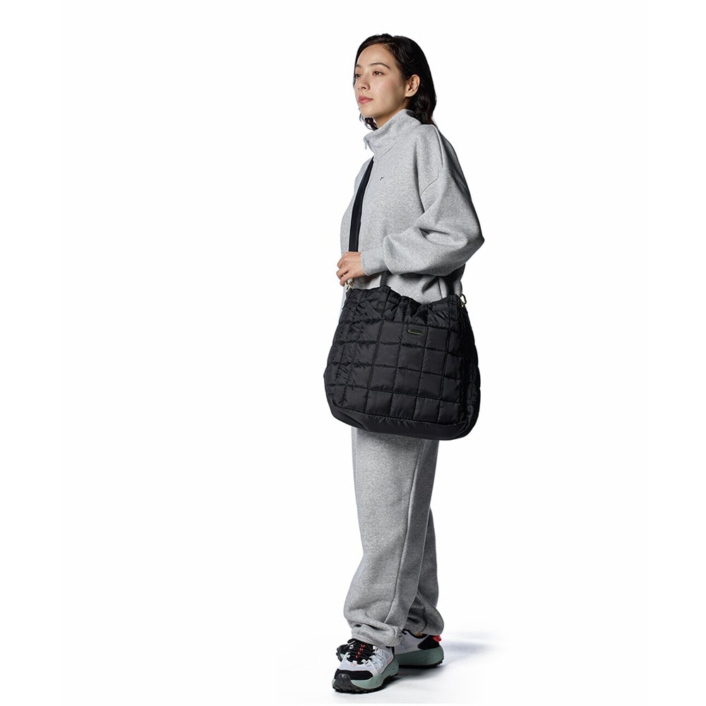 アンダーアーマー（UNDER ARMOUR）（メンズ、レディース）キルティング トートバッグ 2WAY ショルダーバッグ 1388294 001 16.5L 黒