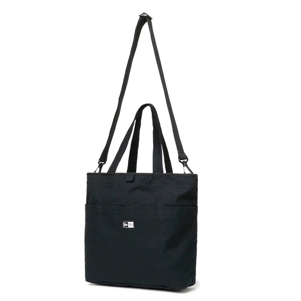 ニューエラ（NEW ERA）（メンズ、レディース）トートバッグ ユーティリティー キャンバストートバッグ 黒 15L ボックスロゴ 14521299 2WAY ショルダーバッグ