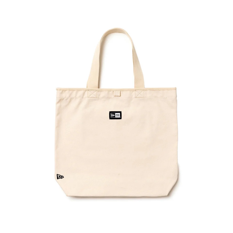 ニューエラ（NEW ERA）（メンズ、レディース）ライトトートバッグ キャンバス  ロゴ アイボリー 14L 14521351 小物収納 お出かけ 通勤バック 通学バック