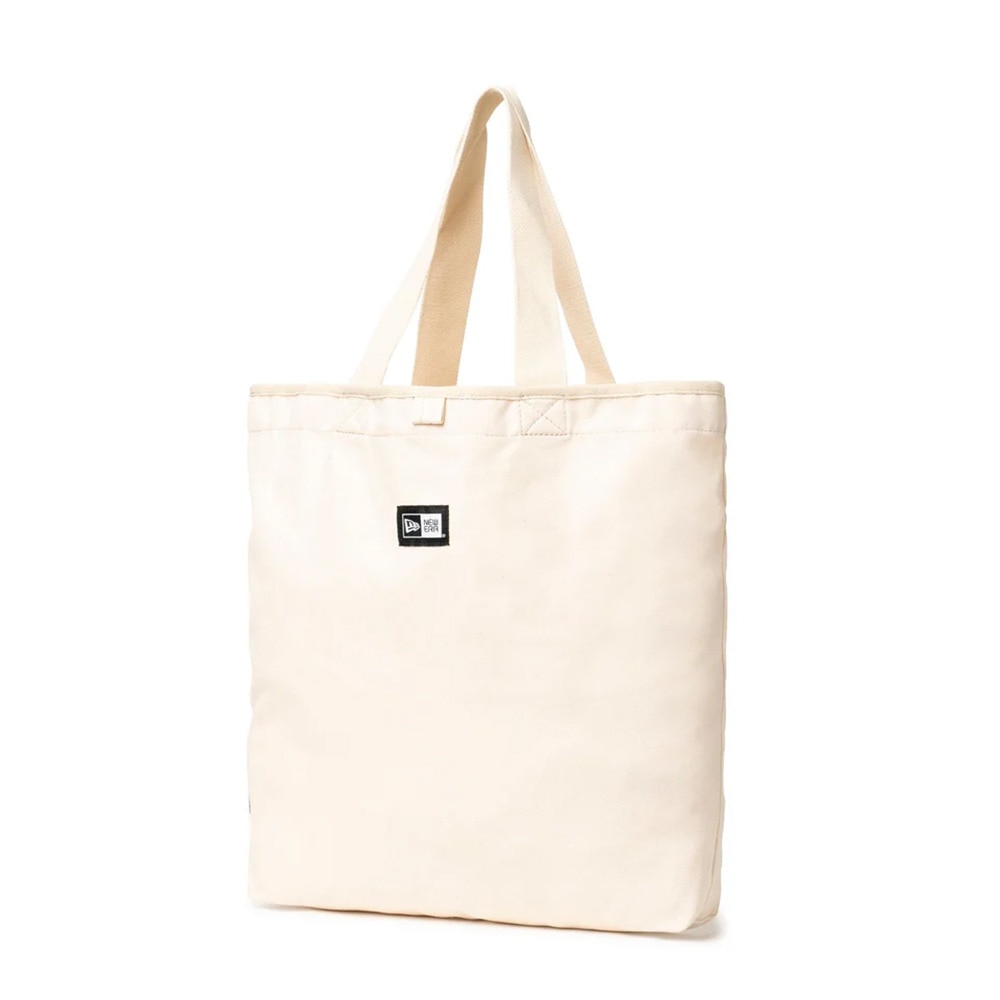ニューエラ（NEW ERA）（メンズ、レディース）ライトトートバッグ キャンバス  ロゴ アイボリー 14L 14521351 小物収納 お出かけ 通勤バック 通学バック