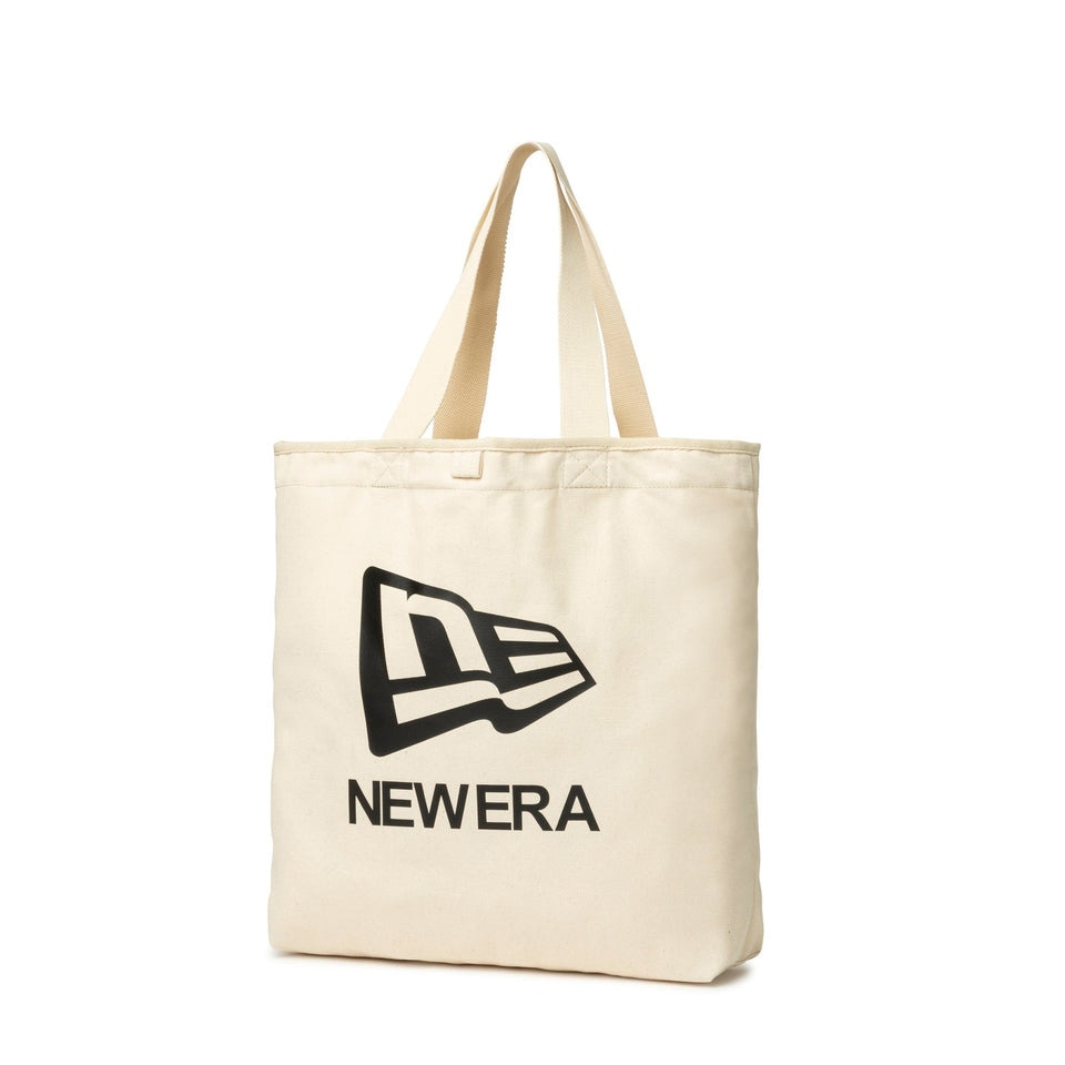 ニューエラ（NEW ERA）（メンズ、レディース）バック ライトトートバッグ 14L フラッグロゴ アイボリー 14521353 シンプルカジュアル