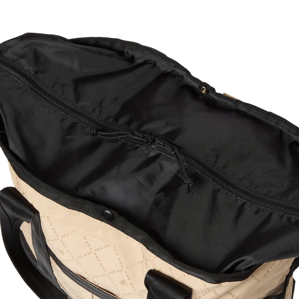 ニューエラ（NEW ERA）（メンズ、レディース）トートバッグ サンドジャカード ベージュ 22L 14392105 2WAY ショルダーバッグ 肩掛け 斜め掛け ファスナー