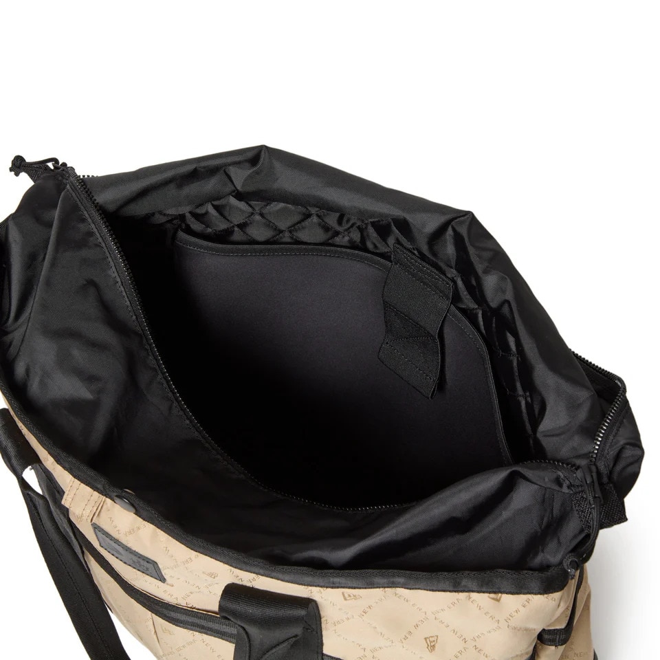 ニューエラ（NEW ERA）（メンズ、レディース）トートバッグ サンドジャカード ベージュ 22L 14392105 2WAY ショルダーバッグ 肩掛け 斜め掛け ファスナー