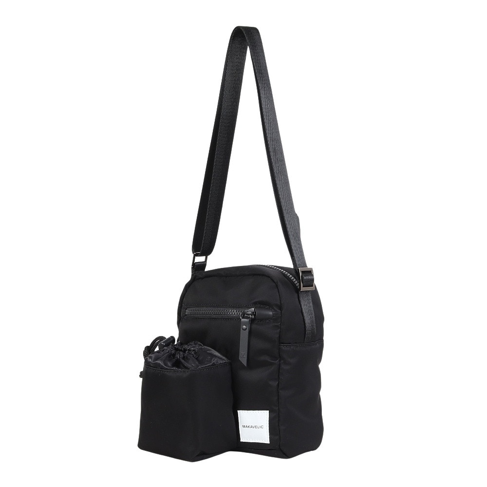 マキャベリック（MAKAVELIC）（メンズ、レディース）ショルダーバッグ 黒 312310501BLK ミニショルダー 肩掛け 斜め掛け サコッシュ ポシェット ボディバッグ