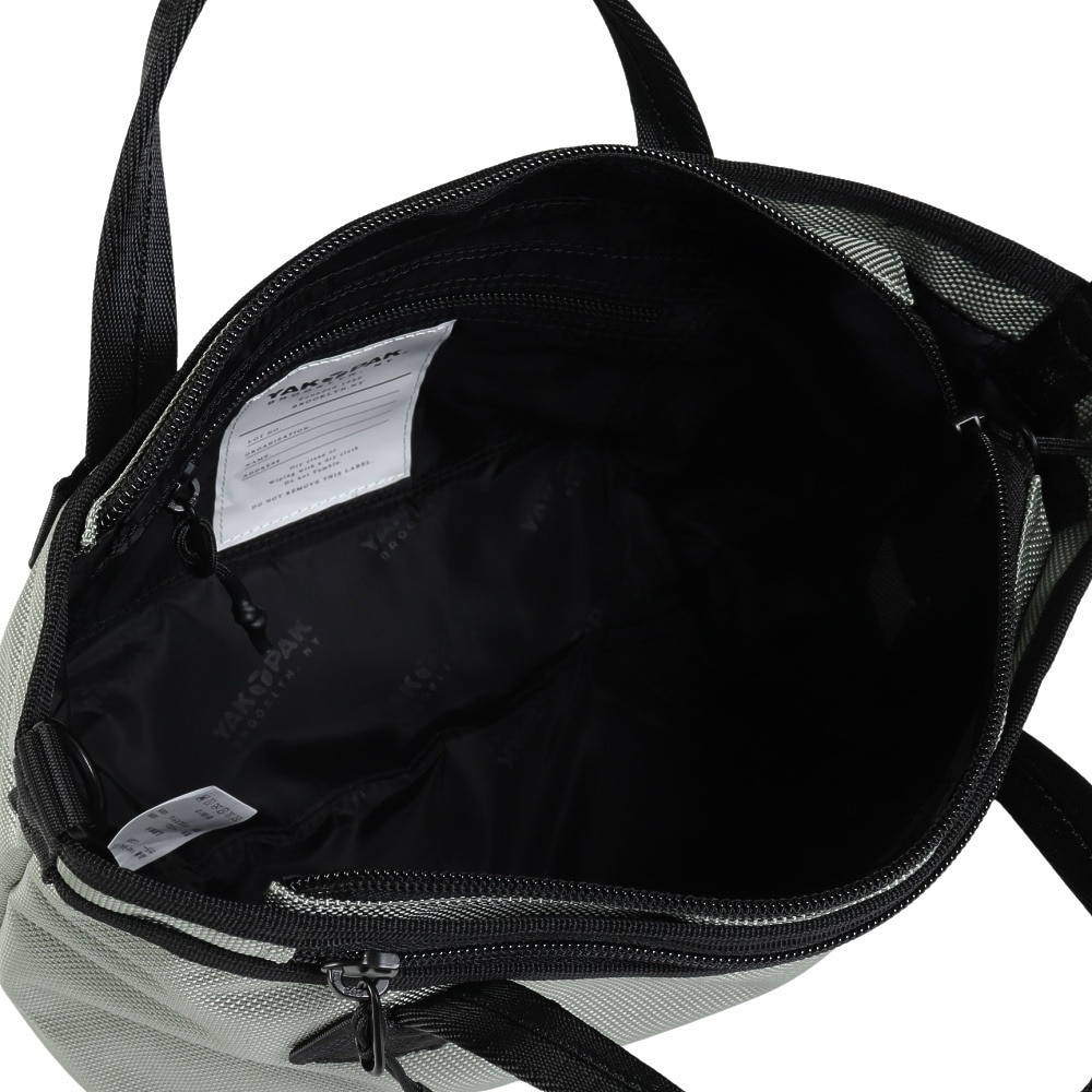 ヤックパック（YAK PAK）（メンズ、レディース）ラウンド トートバッグ グレー 8L YAK-BAG-25S005 LGRY トート サブバッグ 手提げバッグ 