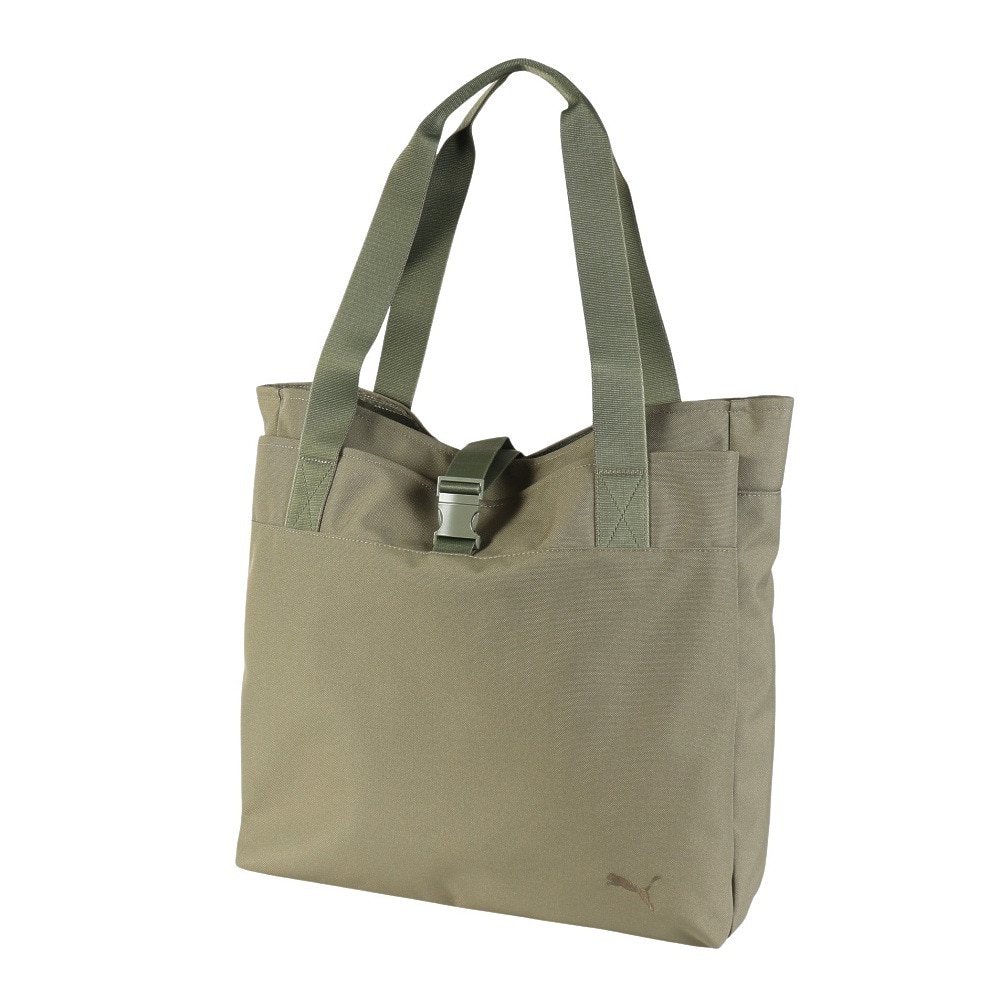 プーマ（PUMA）（メンズ、レディース、キッズ）トートバッグ MWQ ラージ ショッパー カーキ 23L 09205402 大容量 肩掛けバッグ 手持ちバッグ サブバッグ