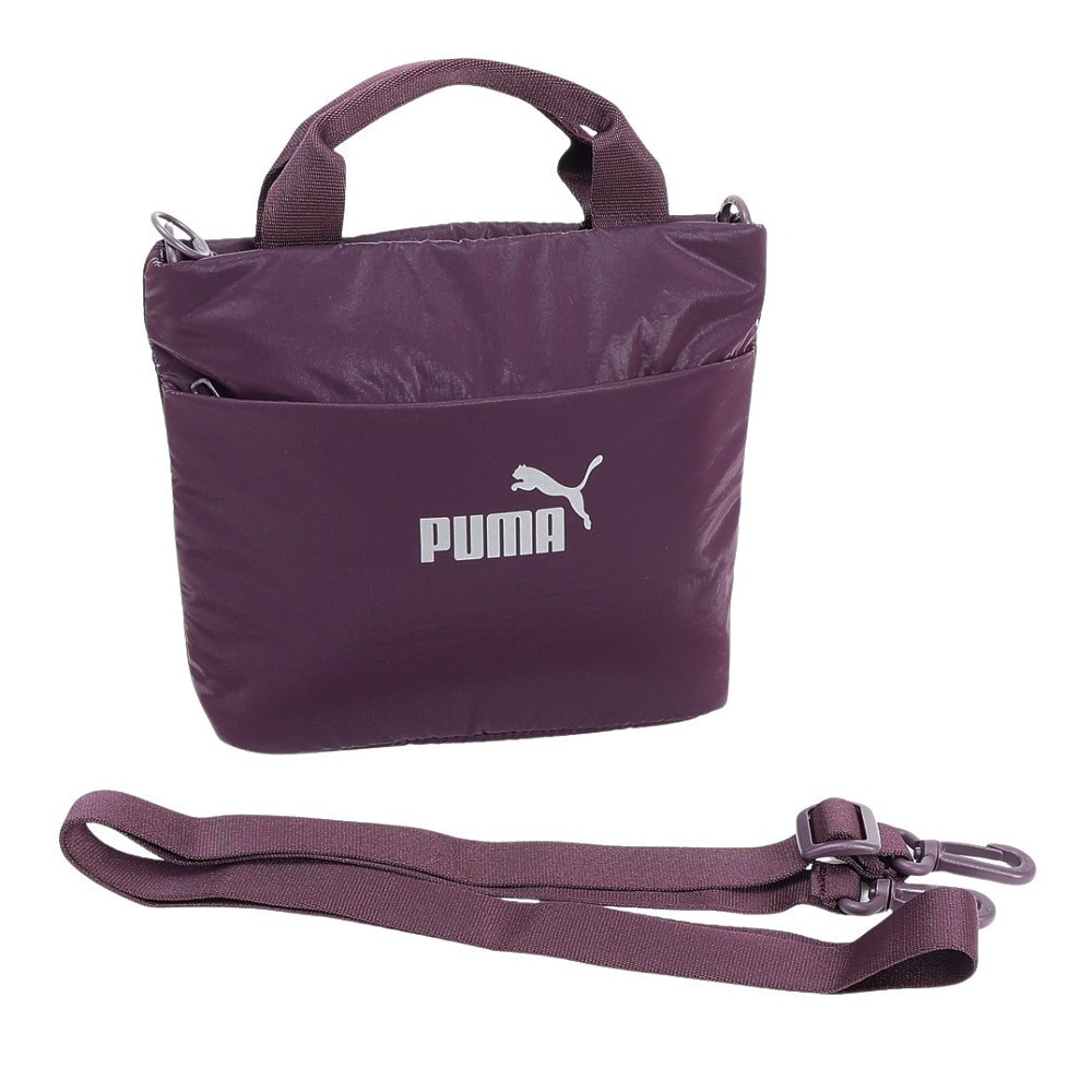 プーマ（PUMA）（メンズ、レディース）トートバッグ コアアップ ミニトート 09065302 2WAY パープル