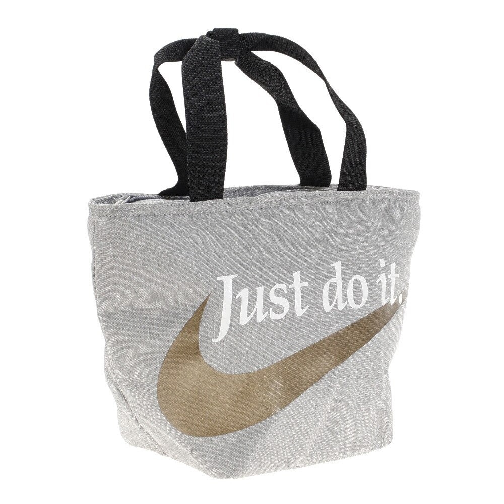 ナイキ（NIKE） ランチトート LOGO FUEL ランチトートバッグ グレー 9A2870-042 保冷 ファスナー付き サブバッグ ミニトート トートバッグ 手持ち お弁当
