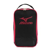 ミズノ（MIZUNO）（メンズ、レディース、キッズ）シューズバッグ マルチバッグ シューズケース Lサイズ 33JM508794 (ブラック×ピンク)