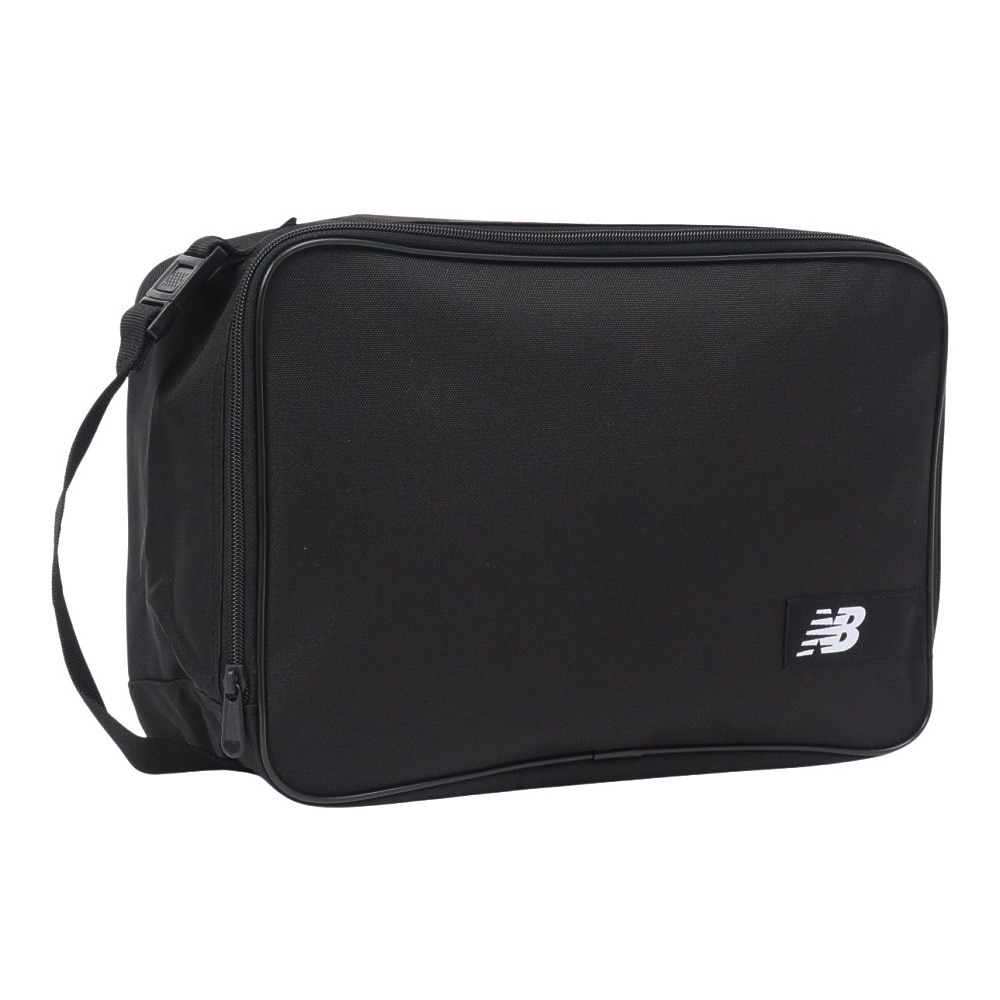 ニューバランス（new balance）（メンズ、レディース、キッズ）シューズバッグ 黒 白 10L LAB55623BKW 靴入れ シューズ入れ シューズバッグ ロゴ入り 新調