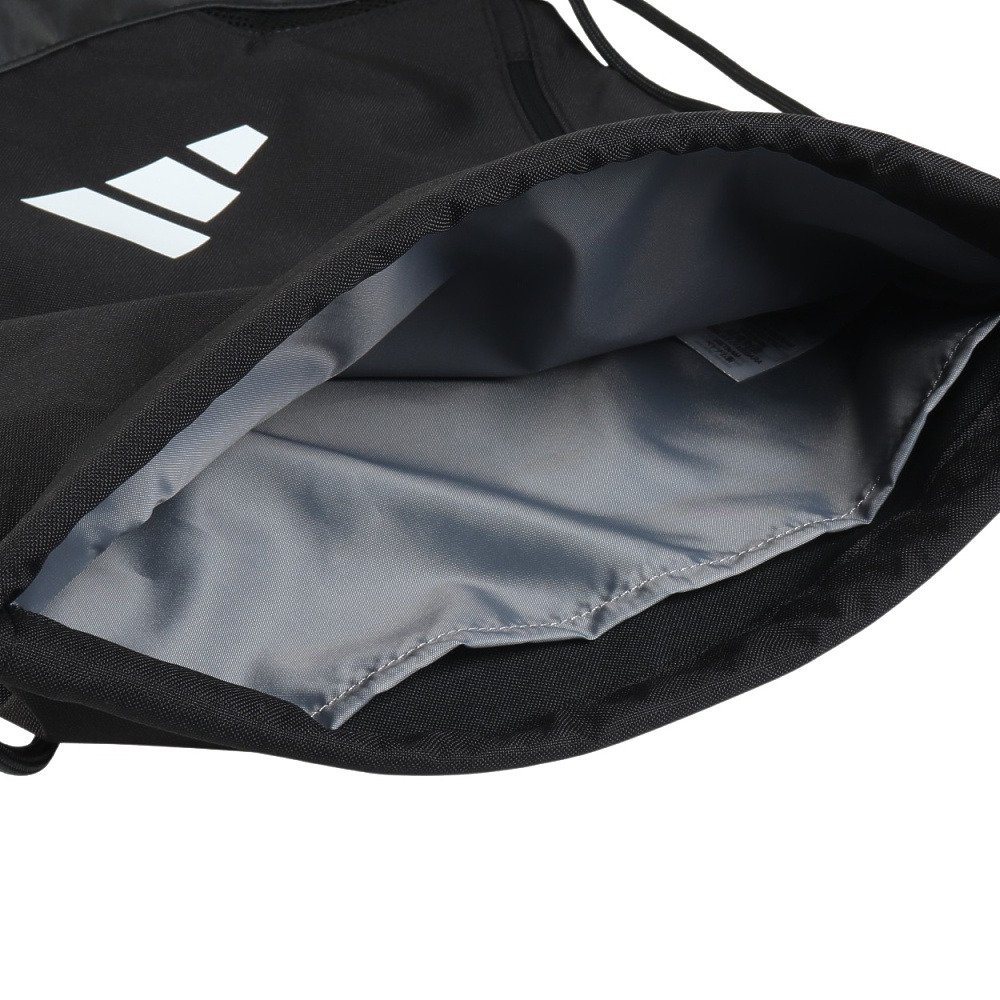 アディダス（adidas）（メンズ、レディース）ナップザック ジムバッグ 黒 12L TW712-KV3975 ナップサック ジムサック