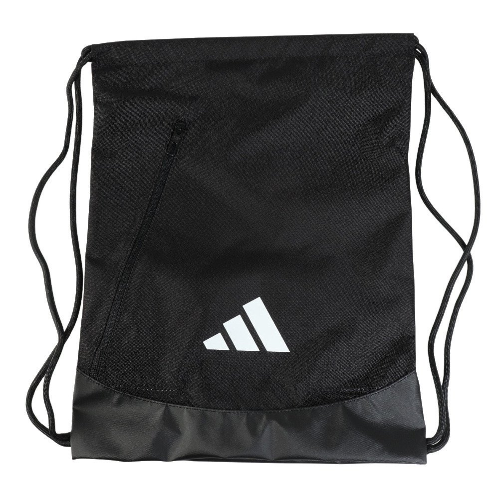 アディダス（adidas）（メンズ、レディース）ナップザック ジムバッグ 黒 12L TW712-KV3975 ナップサック ジムサック