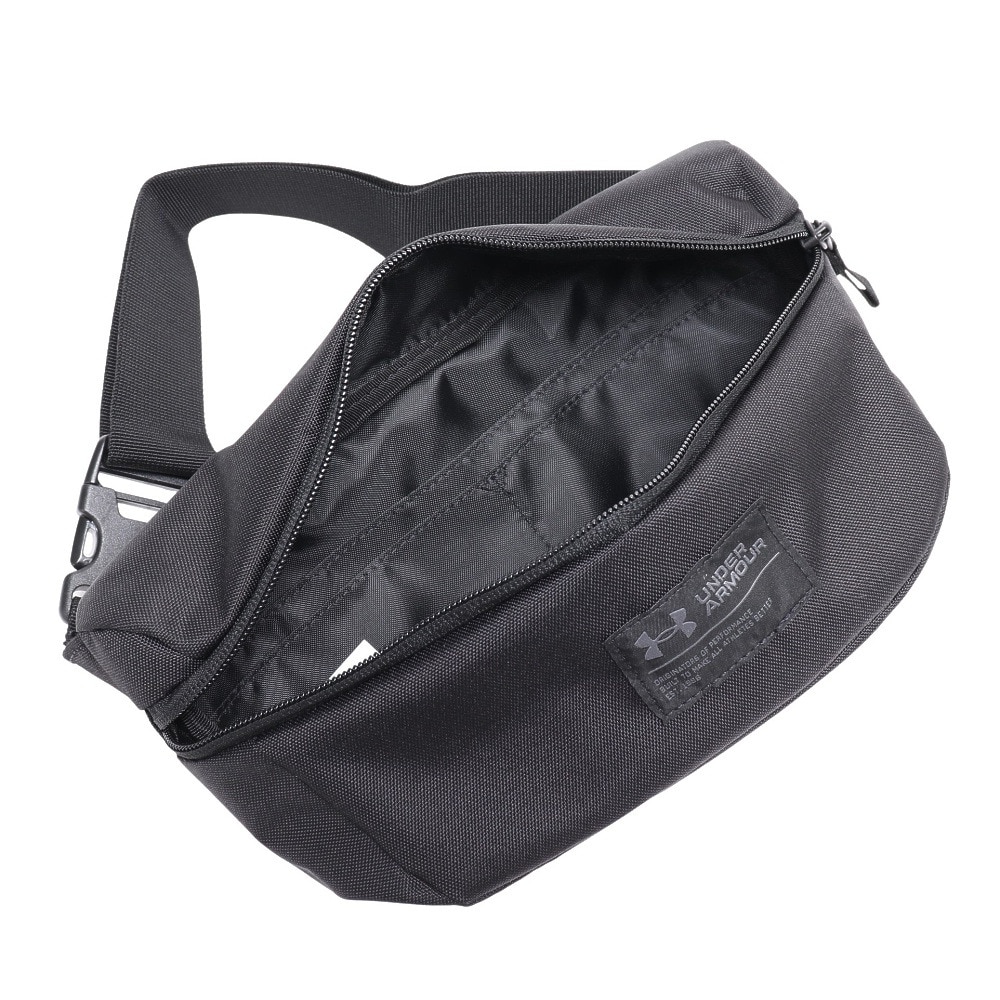 アンダーアーマー（UNDER ARMOUR）（メンズ、レディース）ウエストバッグ トレーニング 3L 1363303 Black ブラック  スポーツ用品はスーパースポーツゼビオ