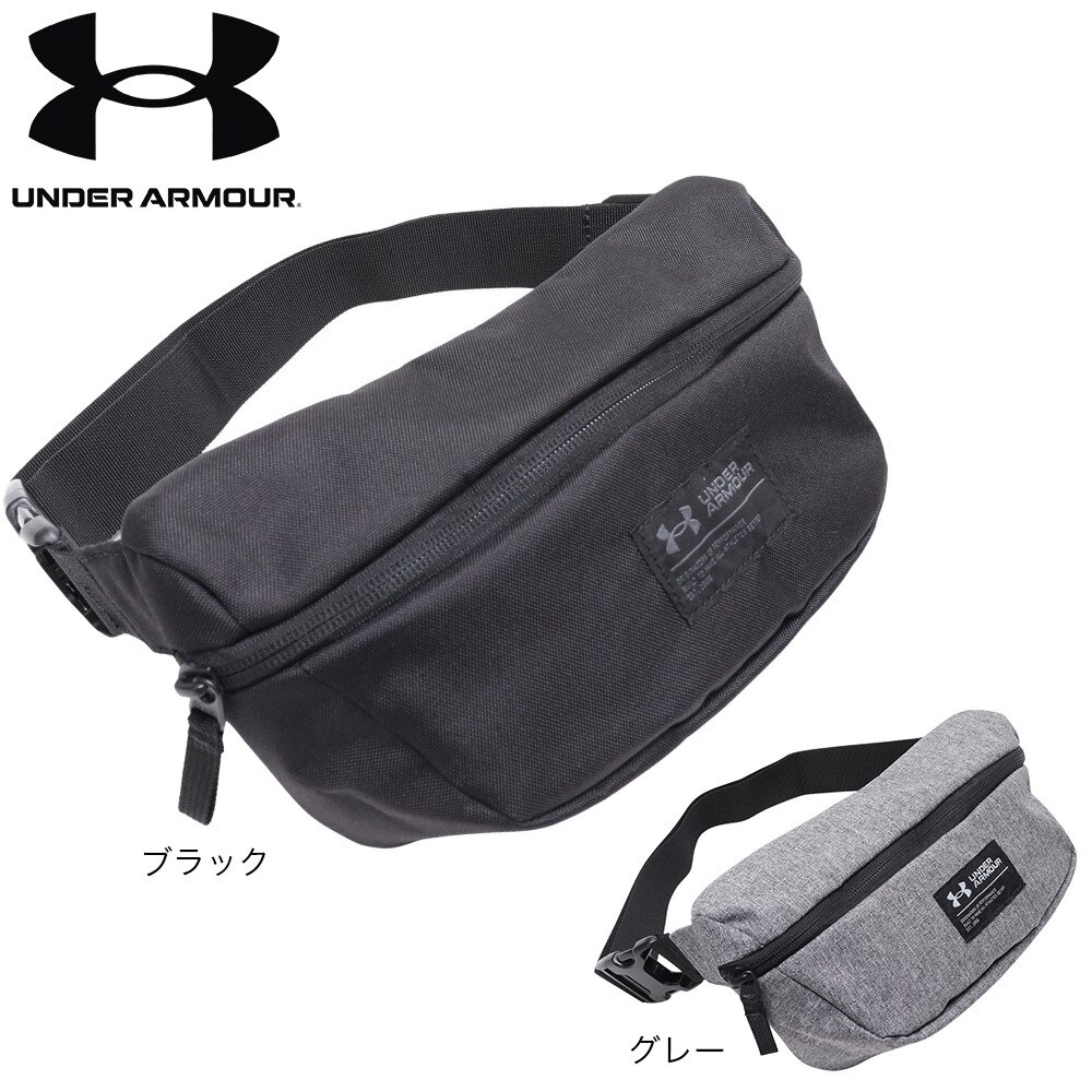 アンダーアーマー（UNDER ARMOUR）（メンズ、レディース）ウエストバッグ トレーニング 3L 1363303 Black ブラック