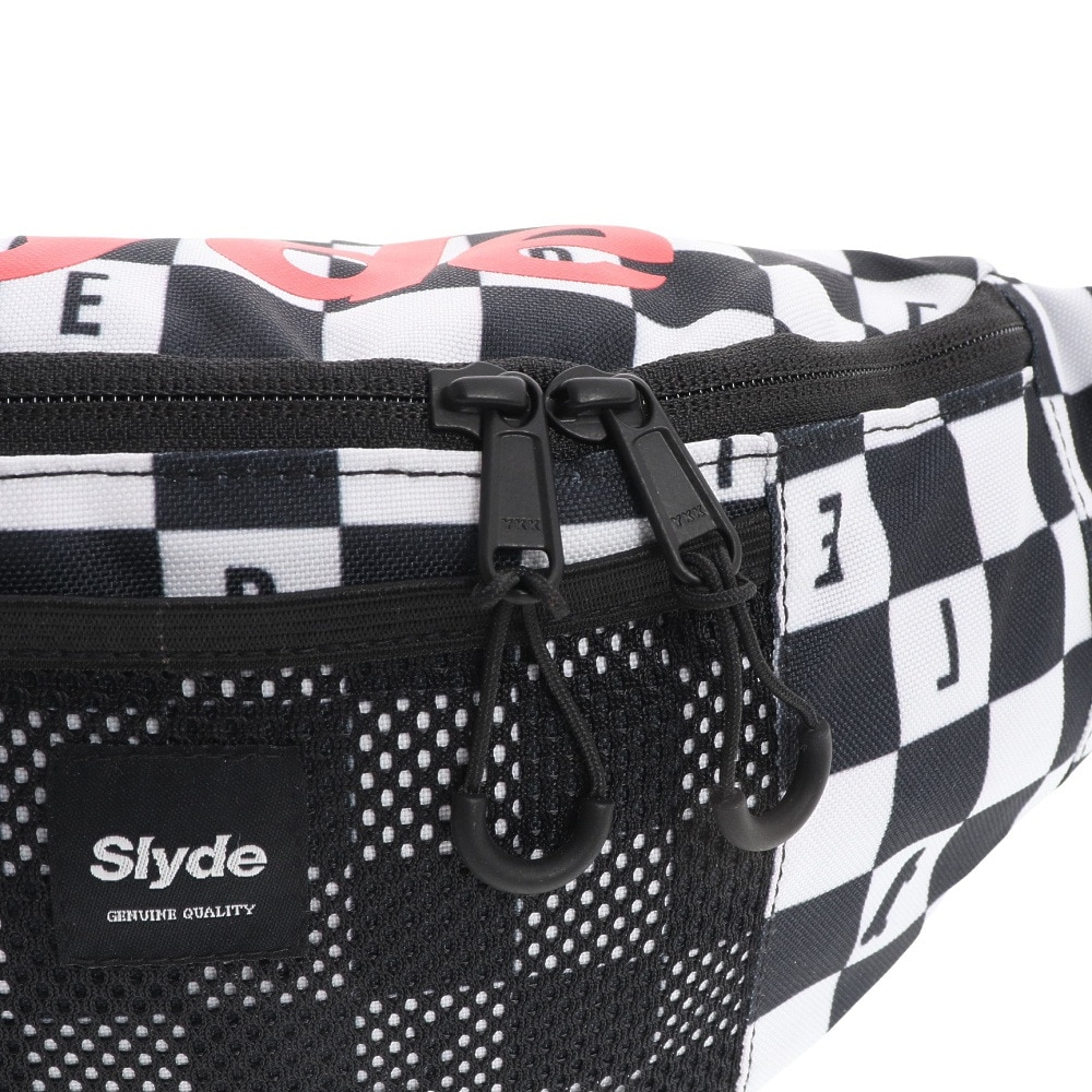 スライド（SLYDE）（メンズ、レディース）ウエストバッグ SLYDE2022SSG002-BK/WH