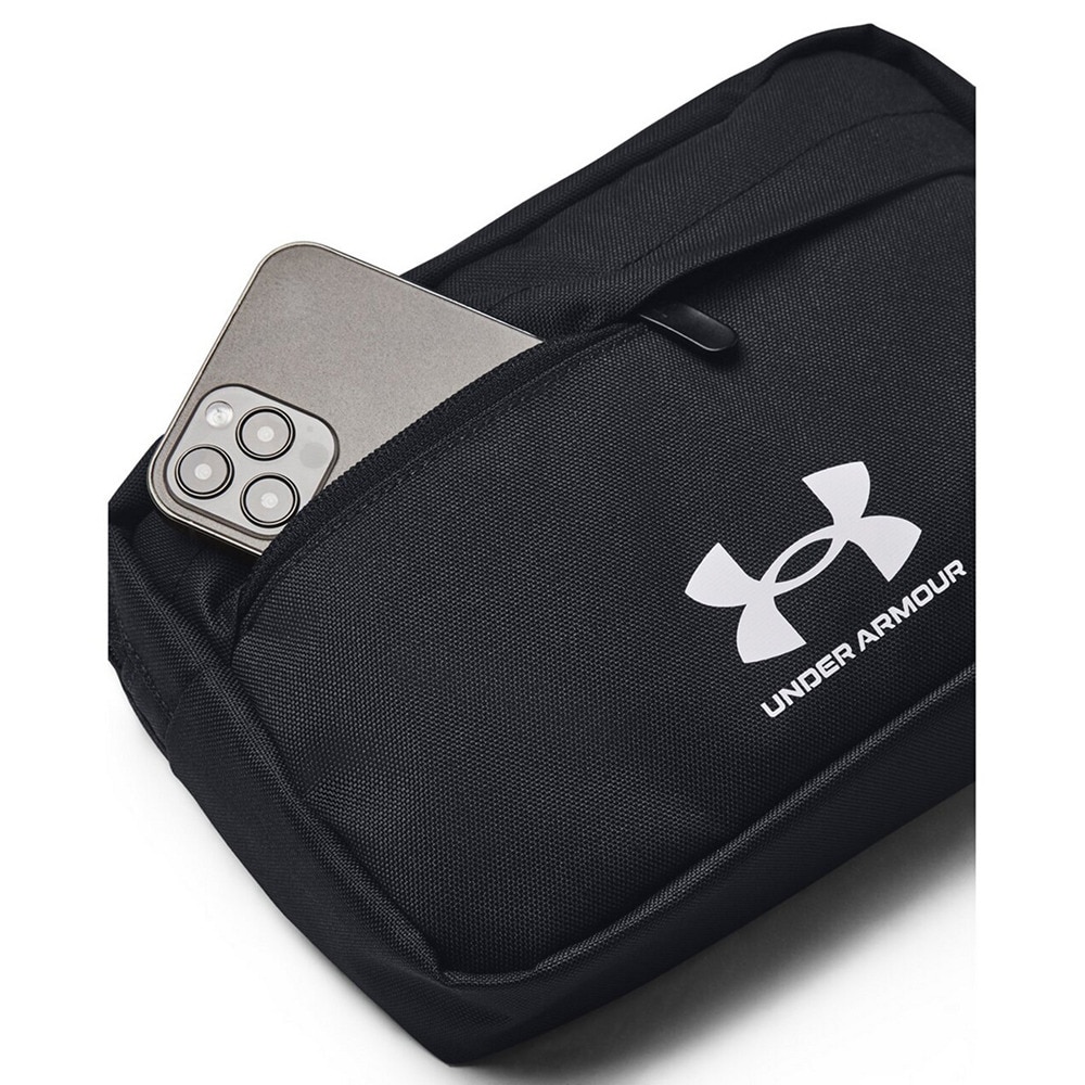 アンダーアーマー（UNDER ARMOUR）（メンズ、レディース）Loudon Lite ウエストバッグ CROSSBODY 黒 撥水 1381914 001 2WAY クロスボディ