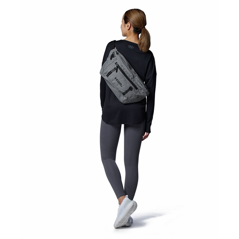 アンダーアーマー（UNDER ARMOUR）（メンズ、レディース）LARGE ボディバッグ グレー 1384757 040