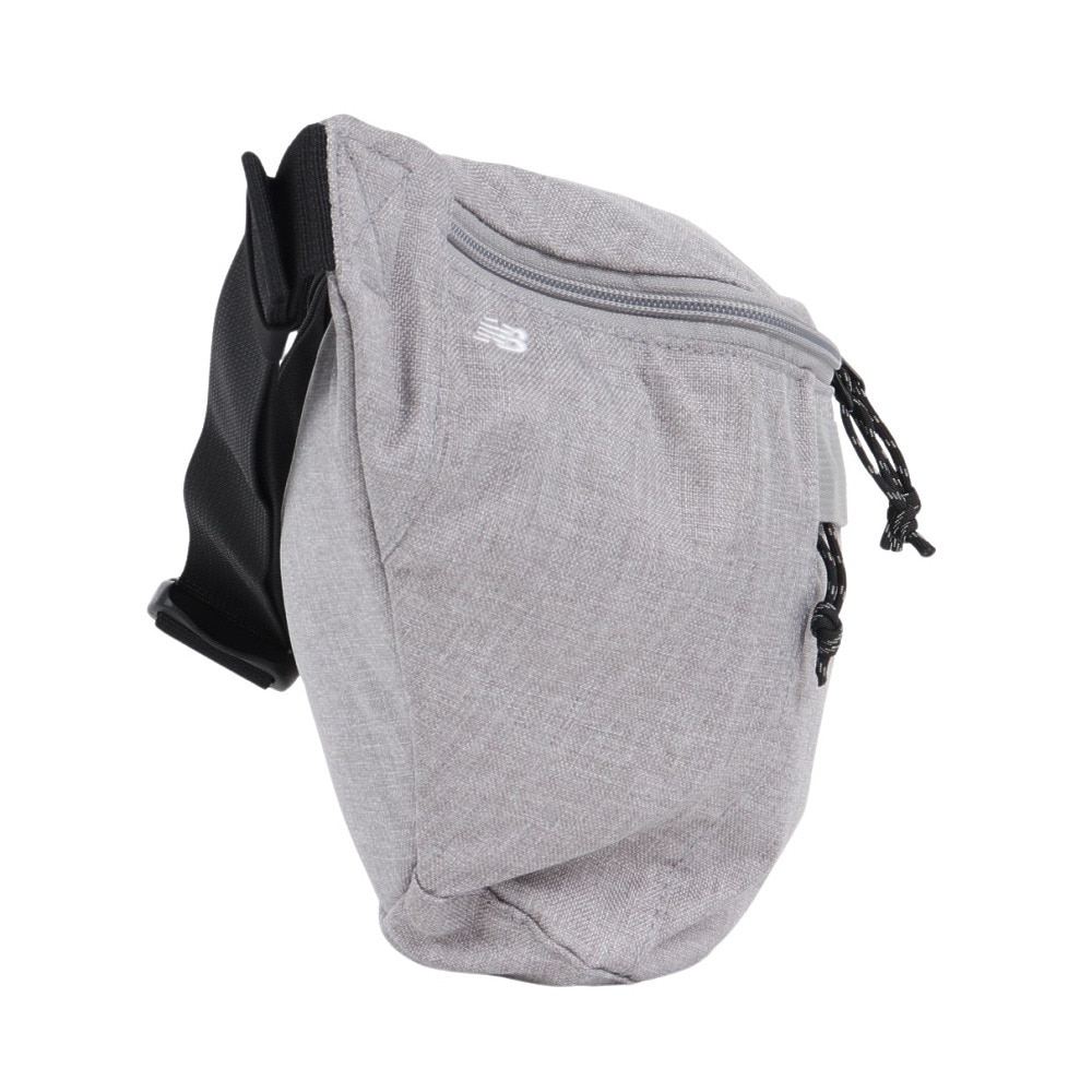 ニューバランス（new balance）（メンズ、レディース）ビッグ ウエストバッグ グレー 8L LAB45606AG