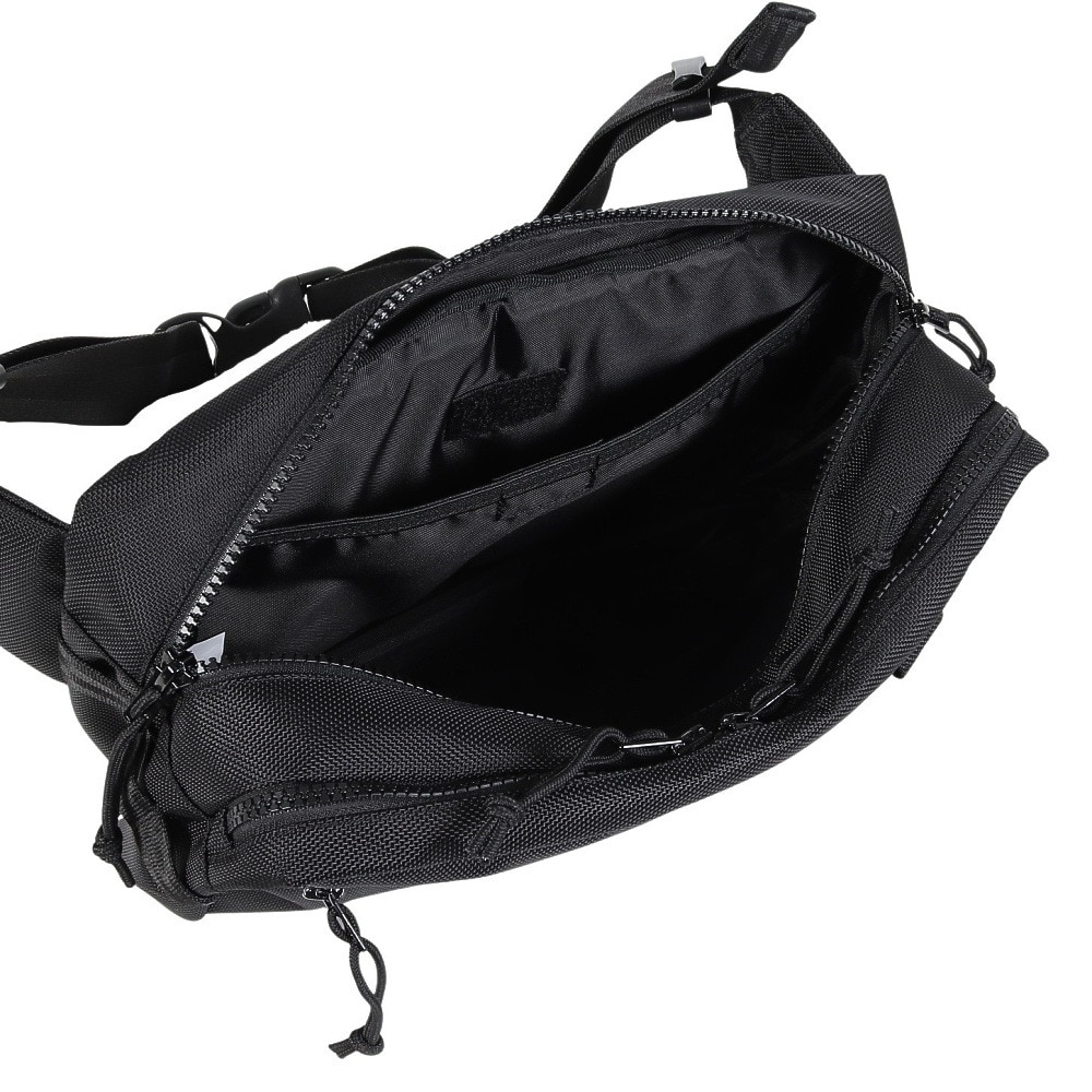 ニューエラ（NEW ERA）（メンズ、レディース）バッグ スクエア ウエストバッグ 黒 7L 14521304 ウエストポーチ ボディバッグ レジャー