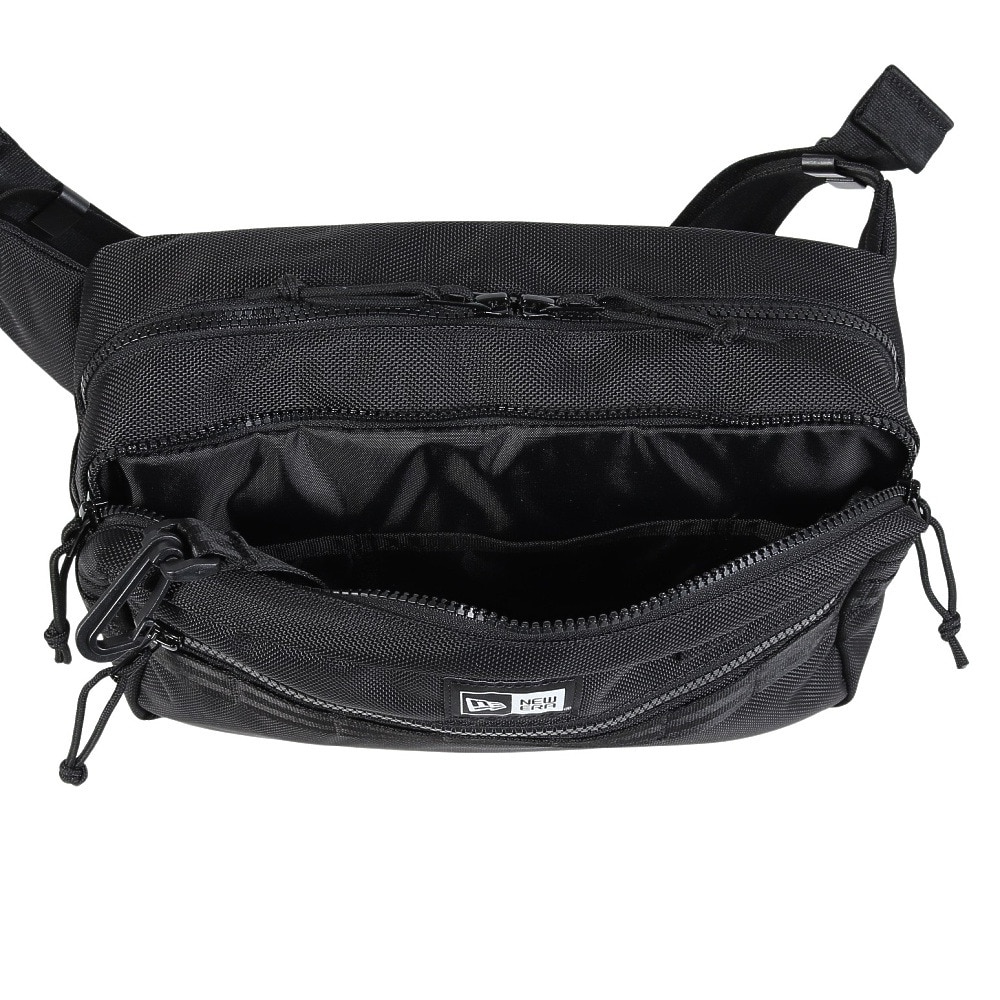 ニューエラ（NEW ERA）（メンズ、レディース）バッグ スクエア ウエストバッグ 黒 7L 14521304 ウエストポーチ ボディバッグ レジャー
