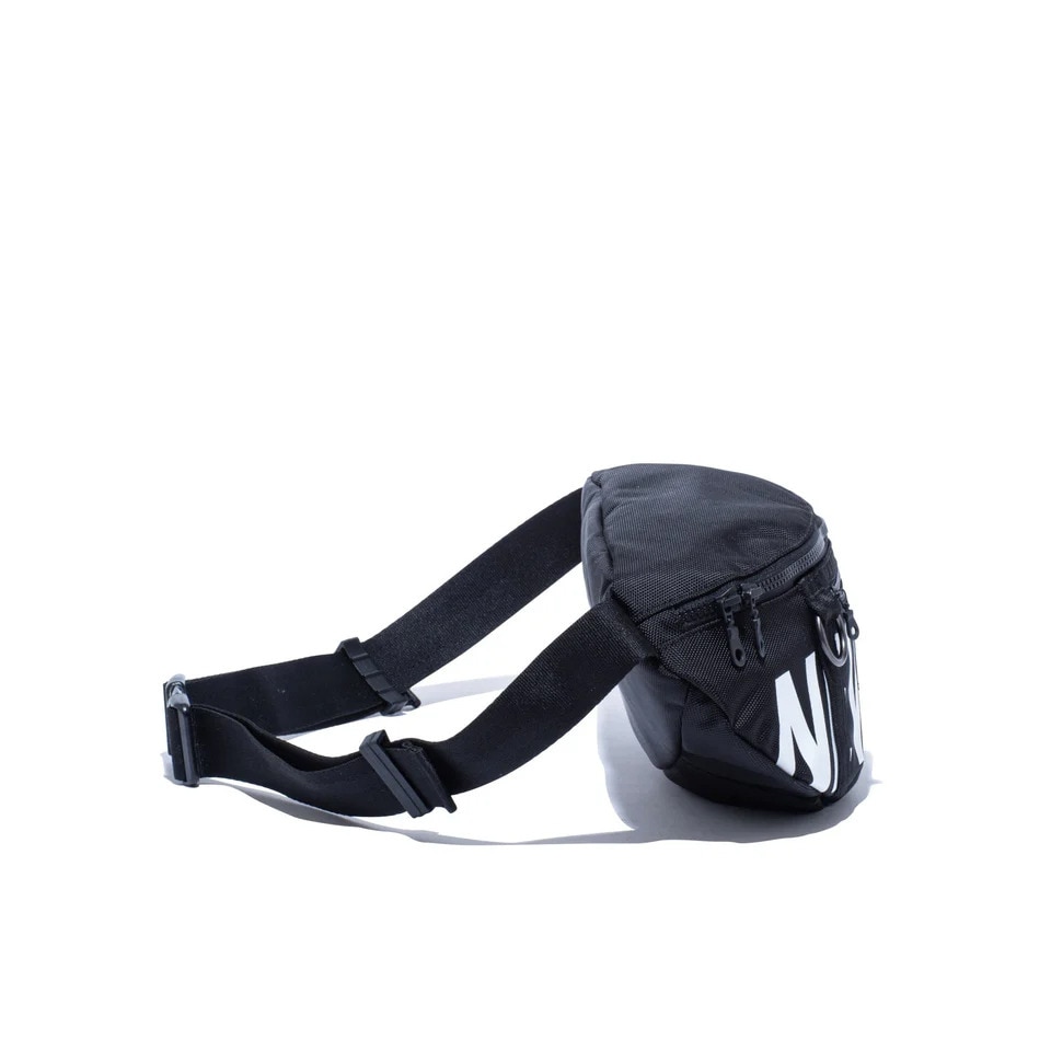ニューエラ（NEW ERA）（メンズ、レディース）ウエストバッグ黒 2L プリントロゴ 14521296 ワンショルダーバッグ ヒップバッグ ウエストポーチ ボデイバック