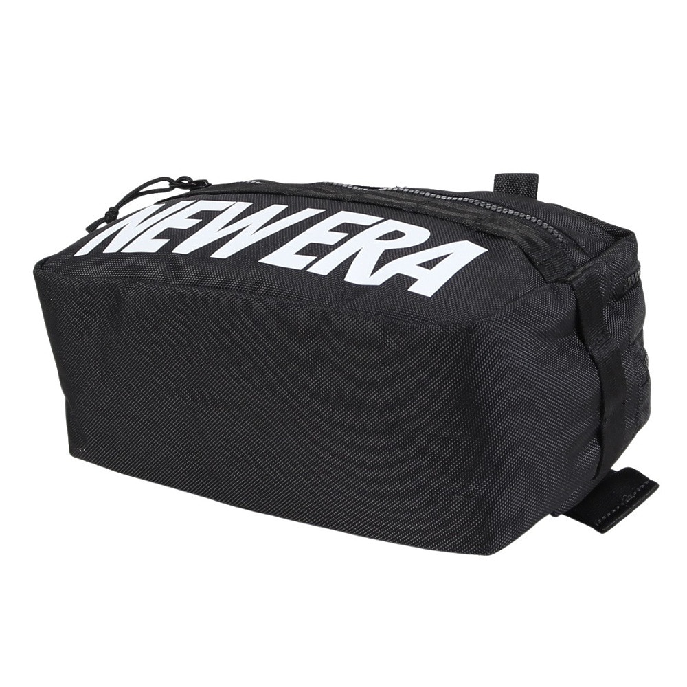 ニューエラ（NEW ERA）（メンズ、レディース）バッグ スクエア ウエストバッグ プリントロゴ 黒 7L 14521303 ウエストポーチ ボディバッグ レジャー