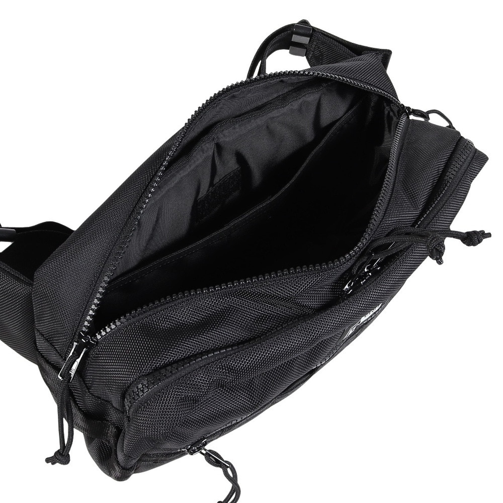 ニューエラ（NEW ERA）（メンズ、レディース）バッグ スクエア ウエストバッグ プリントロゴ 黒 7L 14521303 ウエストポーチ ボディバッグ レジャー