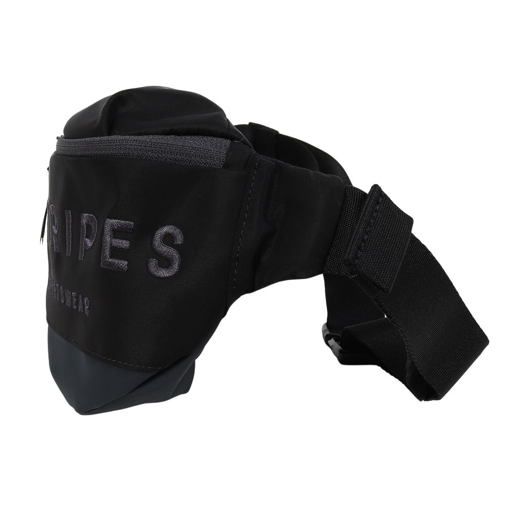 アディダス（adidas）（メンズ、レディース）ウエストバッグ ワーディング 黒 5L KCE41-JL5137 ボディバッグ ウエストポーチ