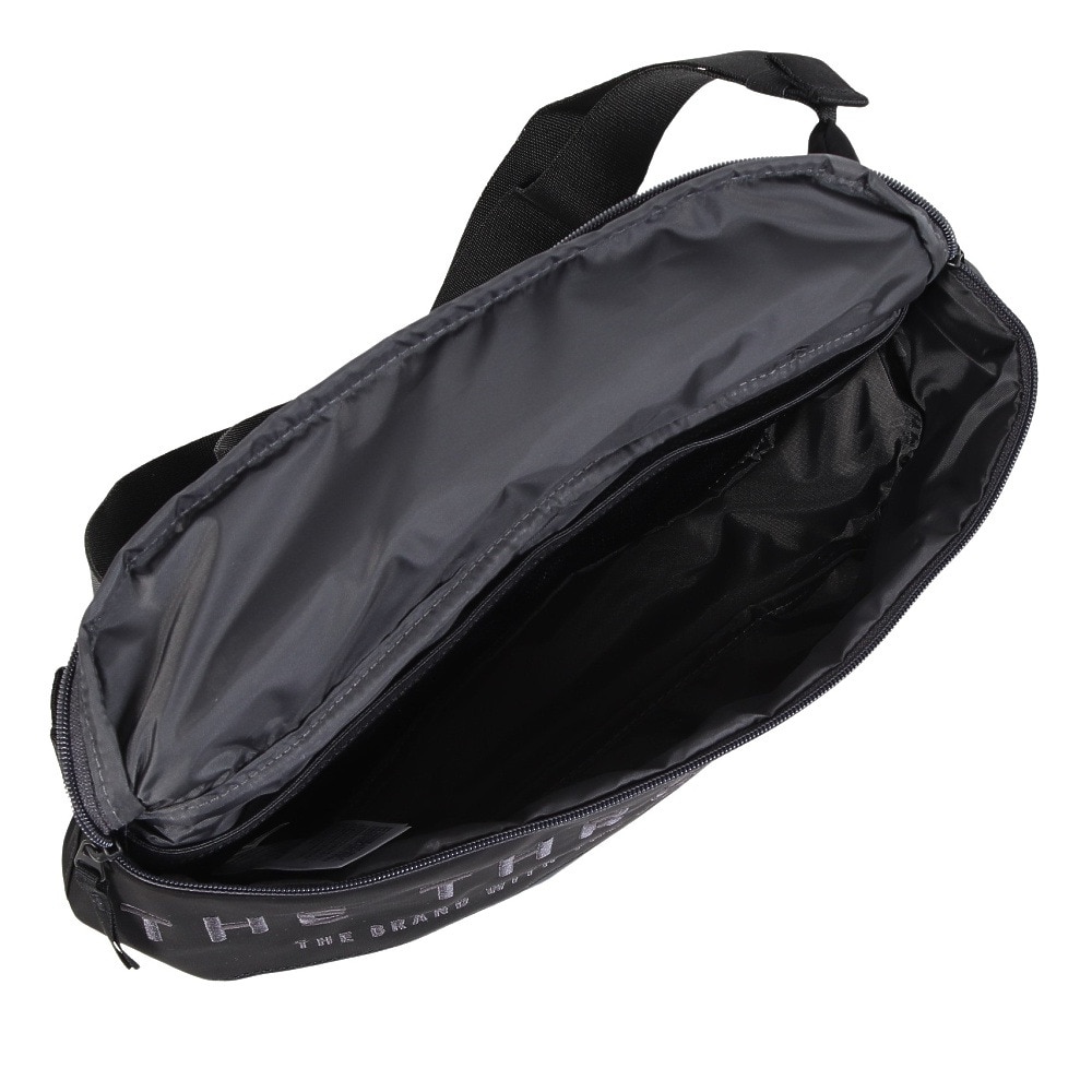アディダス（adidas）（メンズ、レディース）ウエストバッグ ワーディング 黒 5L KCE41-JL5137 ボディバッグ ウエストポーチ
