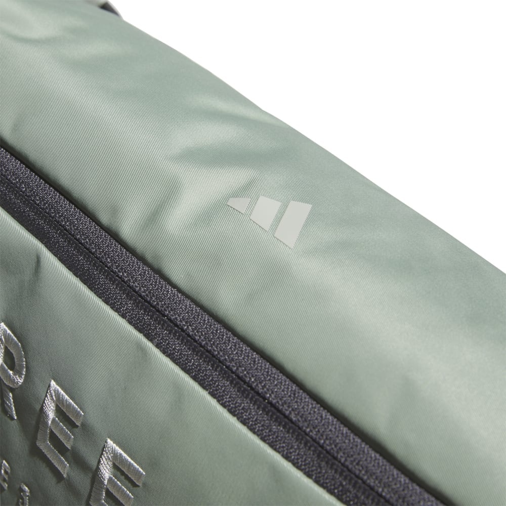 アディダス（adidas）（メンズ、レディース）ウエストバッグ ワーディング 緑 5L KCE41-JL5138 ボディバッグ ウエストポーチ