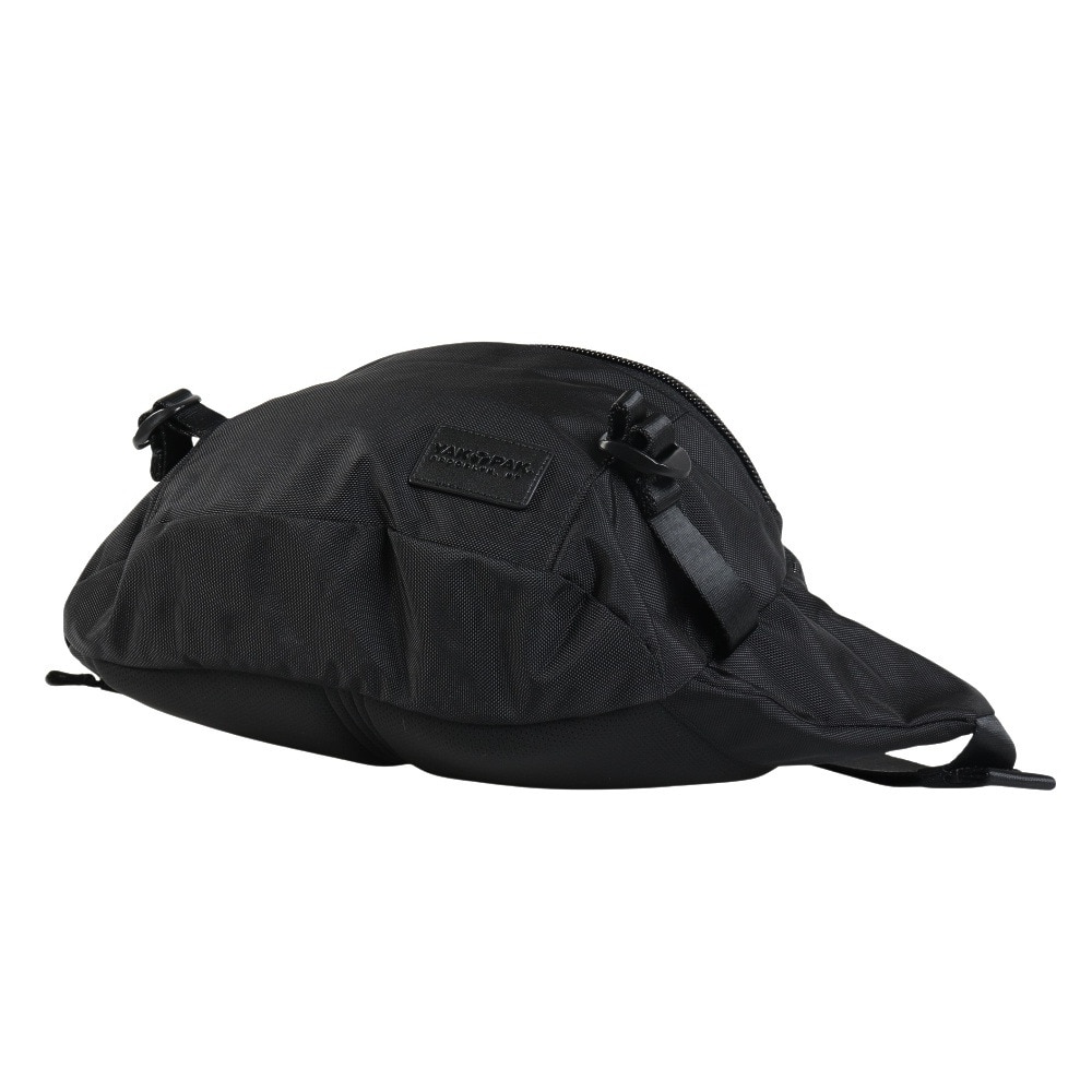 ヤックパック（YAK PAK）（メンズ、レディース）ウエストバッグ 黒 YAK-BAG-25S006 BLK ボディバッグ ウエストポーチ ヒップバッグ 斜め掛けバッグ